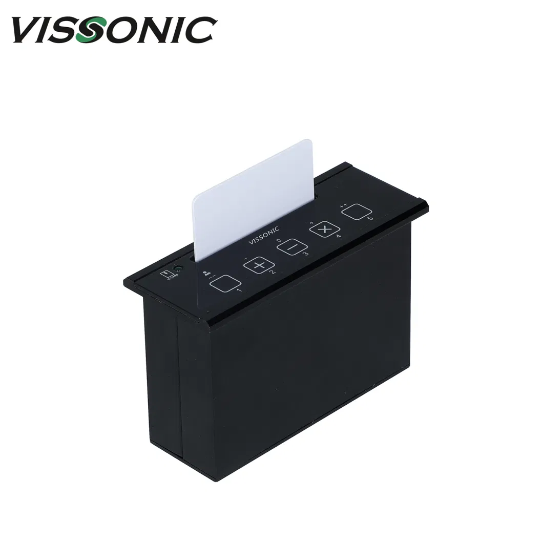 Vissonic Audio Video Conference System Digital Flush Mount Voting Unit with IC-Card Reader